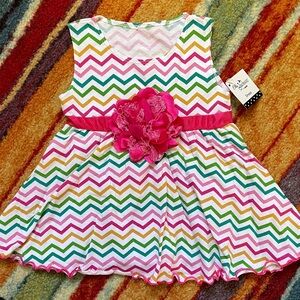 New+Tags💖Colorful Chevron Baby Dress💖